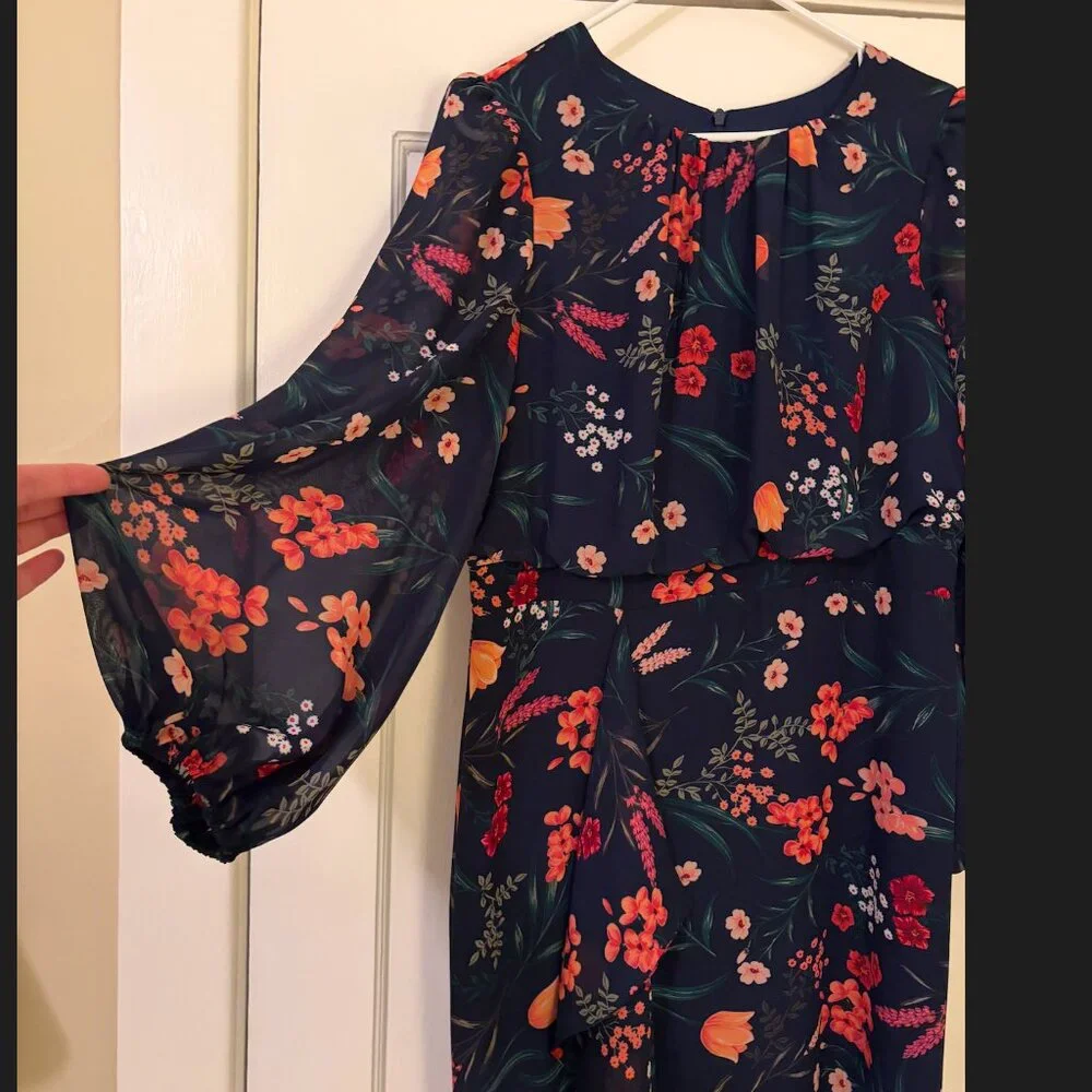 Eliza J Cascading Ruffle Maxi Dress - Picture 6 of 8